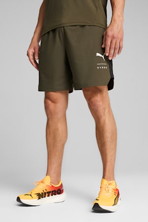 PUMA x HYROX Fuse 7" Shorts Men, Dark Olive, extralarge-GBR